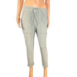 Jolt Lightweight Jogger Style Pants Casual Womens Size Small Waffle Knit Cuffed
